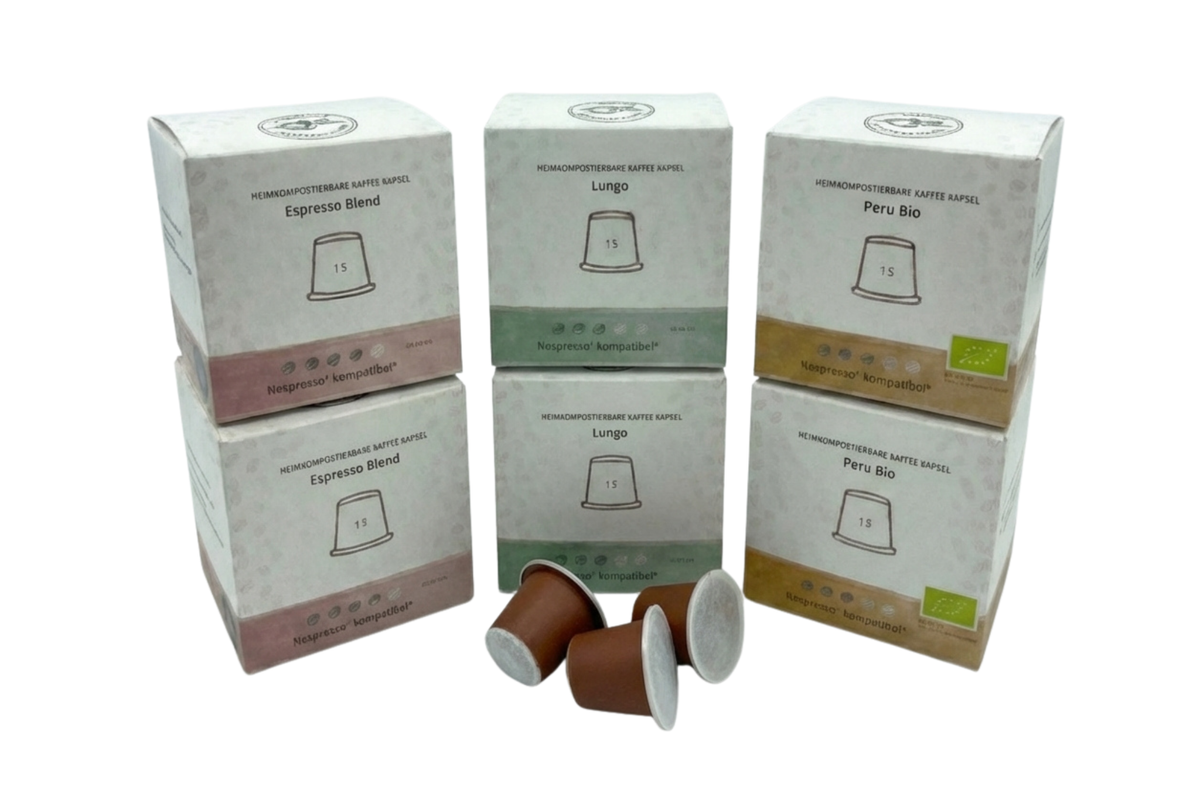 Kaffeekapseln Probierpaket (kompostierbare Kaffeekapseln)