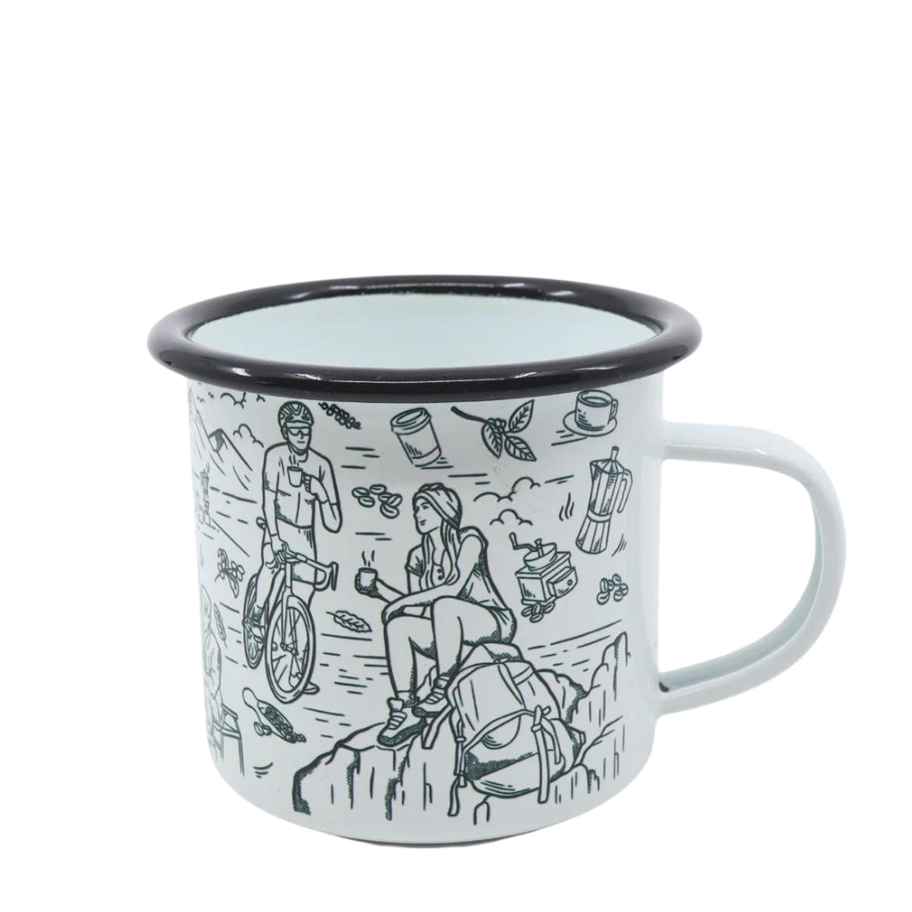 Emaille Tasse 