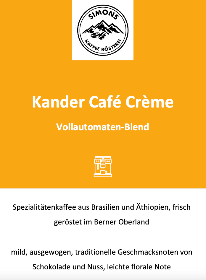 Café Crème Mischung (Vollautomaten-Röstung) - Abo
