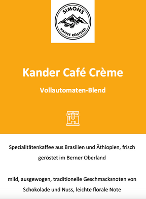Café Crème Mischung (Vollautomaten-Röstung) - Abo