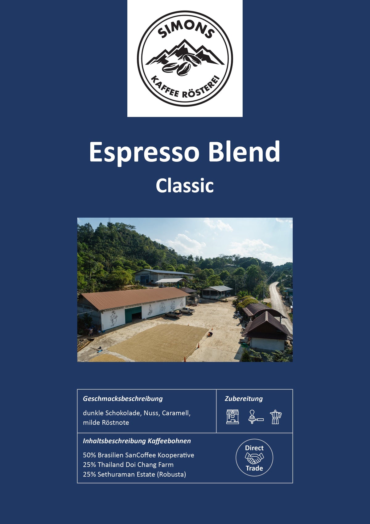 Details Classic Espresso Blend - Simons Kaffee Rösterei